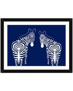 Zebra Zenitude – Framed art prints in harmonious colours